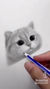 نقاشی گربه براتون اوردم///////