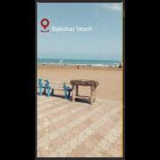 آرامش و زیبایی ساحل بابلسر در کنار دریای خزر