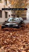 پژو پارس مشکی کف خواب در پاییز با موزیک مهراب