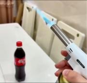 اگه نوشابه رو اتیش بزنی چی میشه؟🤔😁