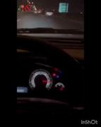 حس خوب رانندگی در شب با موسیقی رپ