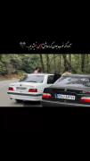 دلنوشته احساسی در جاده جنگلی با پژو پارس
