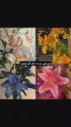 زیبایی طبیعت: گل‌ها، دریا، آسمان و رنگین کمان