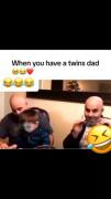 وقتی بابای دوقلو داری به روایت تصویر 😂