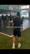 لحظات بامزه مهدی طارمی در تمرین فوتبال