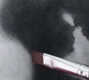 نقاشی سیاه قلم عاشقانه دو نفره 