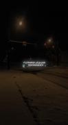 شبی برفی و دلتنگ در شهر خاموش