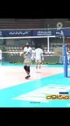 لحظات دیدنی و مهیج امیرحسین اسفندیار در زمین والیبال