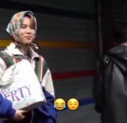 جیمین (بی‌تی‌اس) و کلیپی طنز با آهنگ فارسی