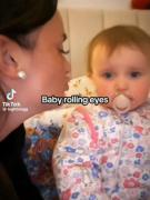 .........😂🥺:Baby rolling eyes