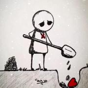 نقاشی غمگین: وقتی غم به تصویر کشیده می‌شود