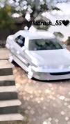 ادیت زیبا از خودروی پژو پارس سفید