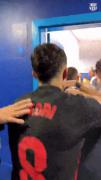 قهرمانی بارسلونا در رختکن(تبریک به بارساییا مخصوصا خودم🔵🔴