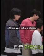 گول زدن بامزه تهیونگ توسط جونگ‌کوک در مسابقه بی‌تی‌اس