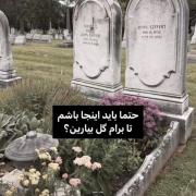 حتما باید اینجا باشم تا برام گل بیارین?? 