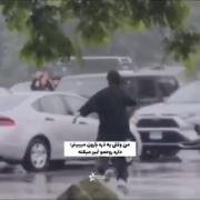 رقص شاد زیر باران؛ لحظه‌ای برای پاک شدن روح