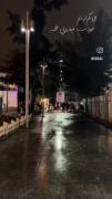 شب بارانی و دلتنگی با آهنگ عاشقانه
