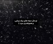 بارش برف و متن احساسی: زیبایی سرد